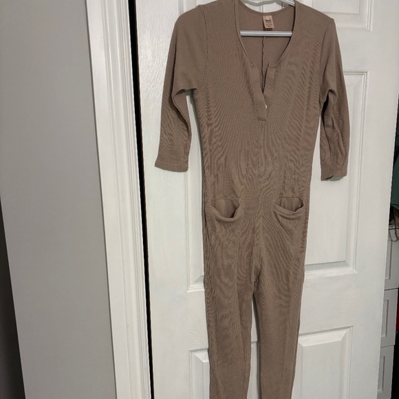 Smash+Tess Coffee Time Waffle Romper - Picture 1 of 4